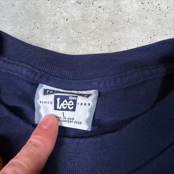 Vintage Lee Denver Broncos Super Bowl XXXII Champions T-Shirt Large USA 1998 NFL - Picture 7 of 11